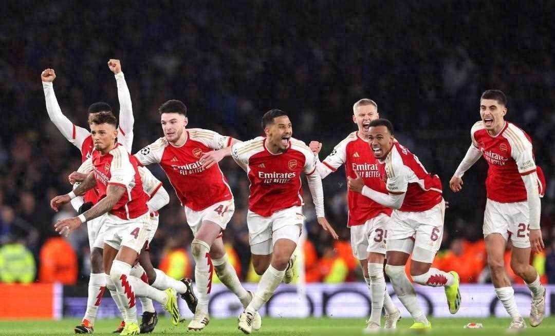阿森纳靠着精湛表现反超领先对手